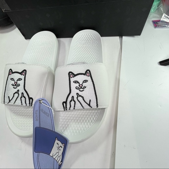 RipNDip Lord Nermal UV Sun Activated Slides Mens Size 9 & 10 Slip Ons - Picture 3 of 8